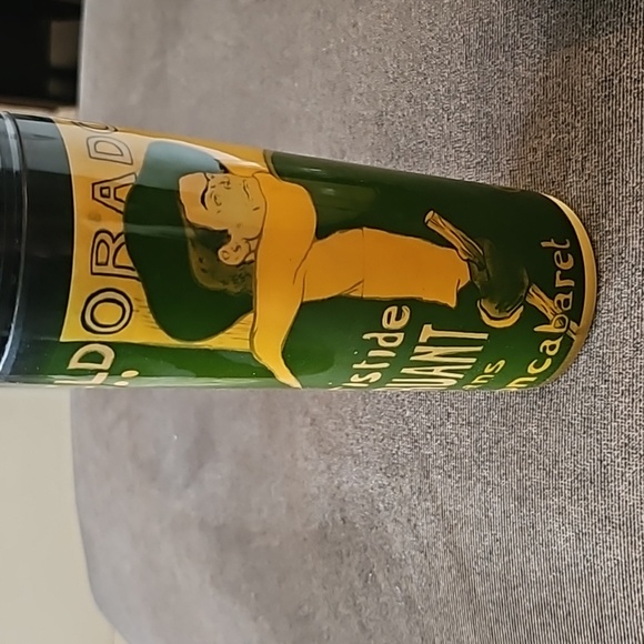 Vintage Mid century Toulouse Lautrec  tall glasses - Picture 2 of 7